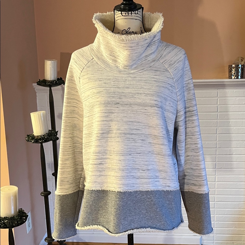 Lou & Grey Mock Neck Sherpa